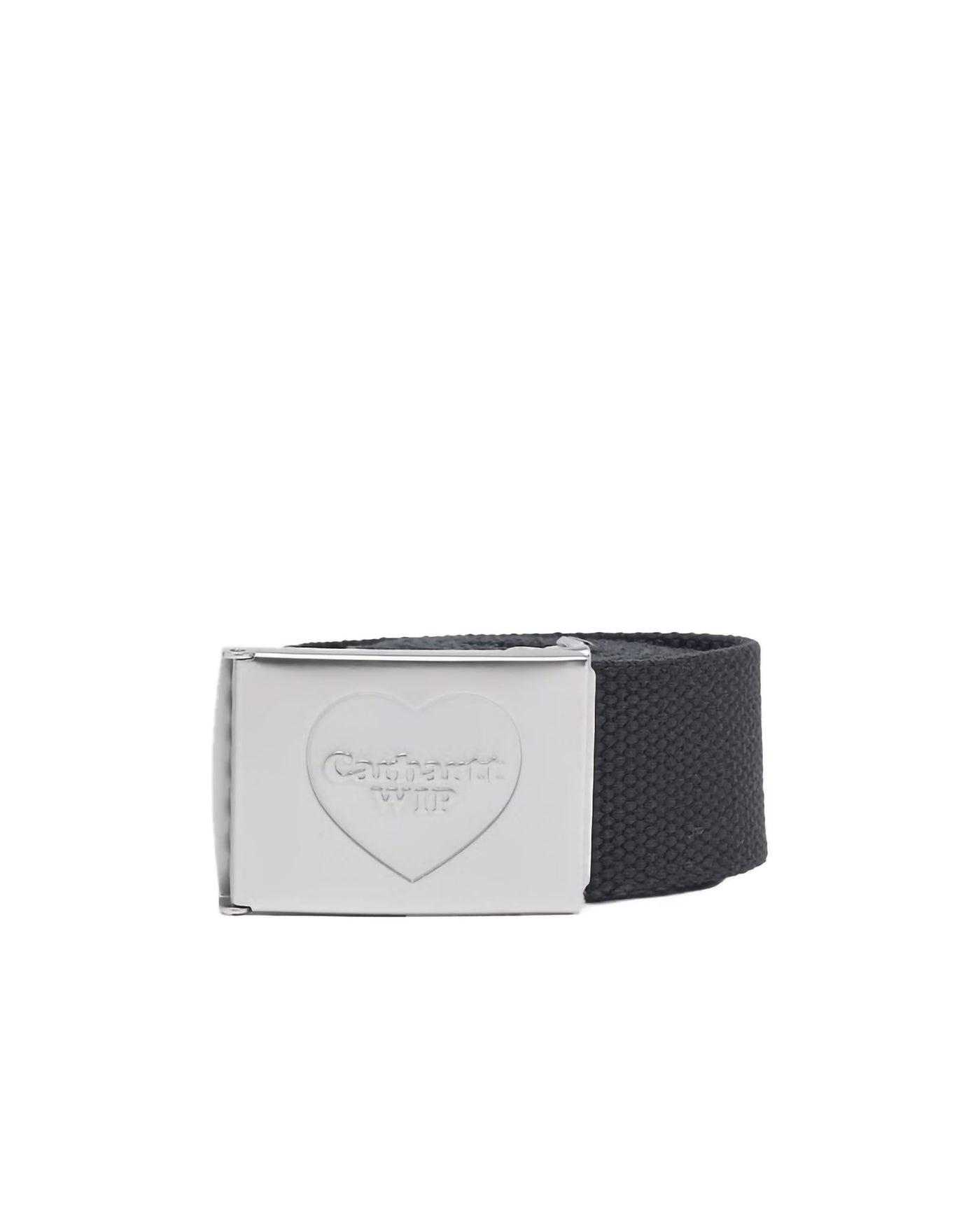 Carhartt Wip Heart Clip Metal Buckle Belt — Black Polyester