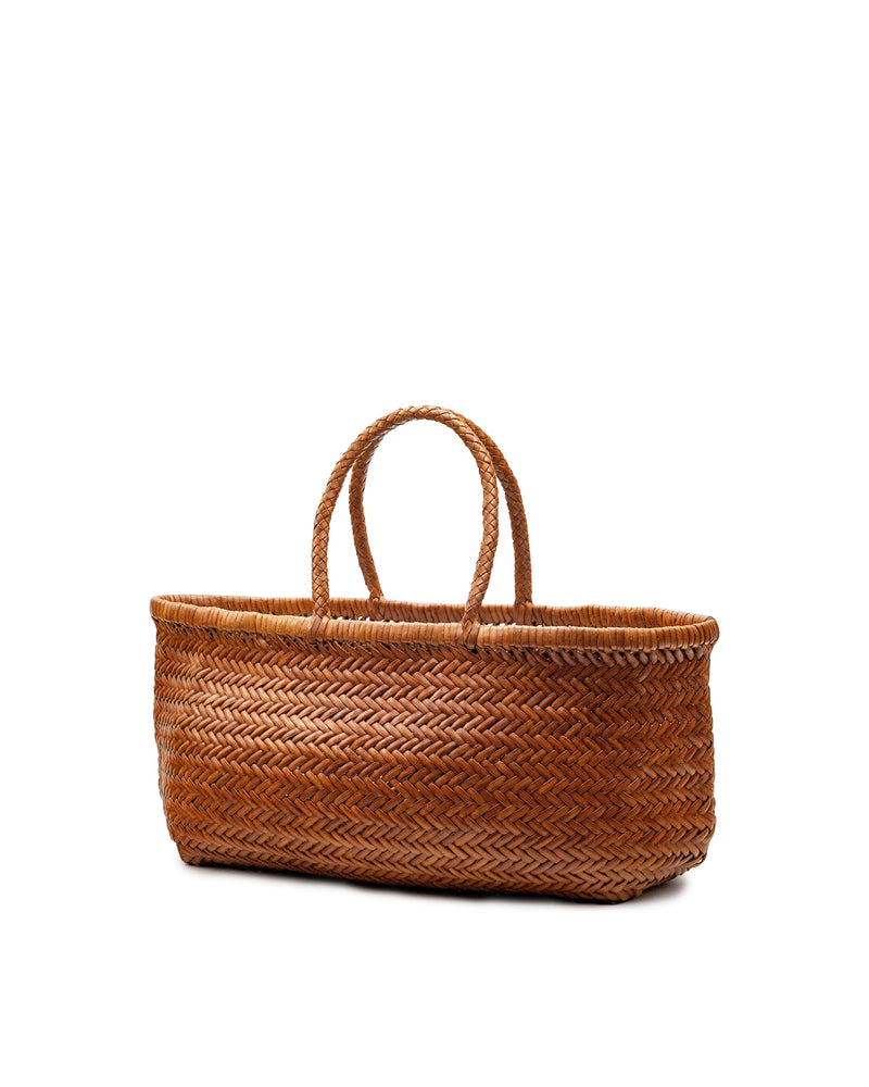Dragon Diffusion Triple Jump Big Tote Bag — Tan Buff Calf Leather