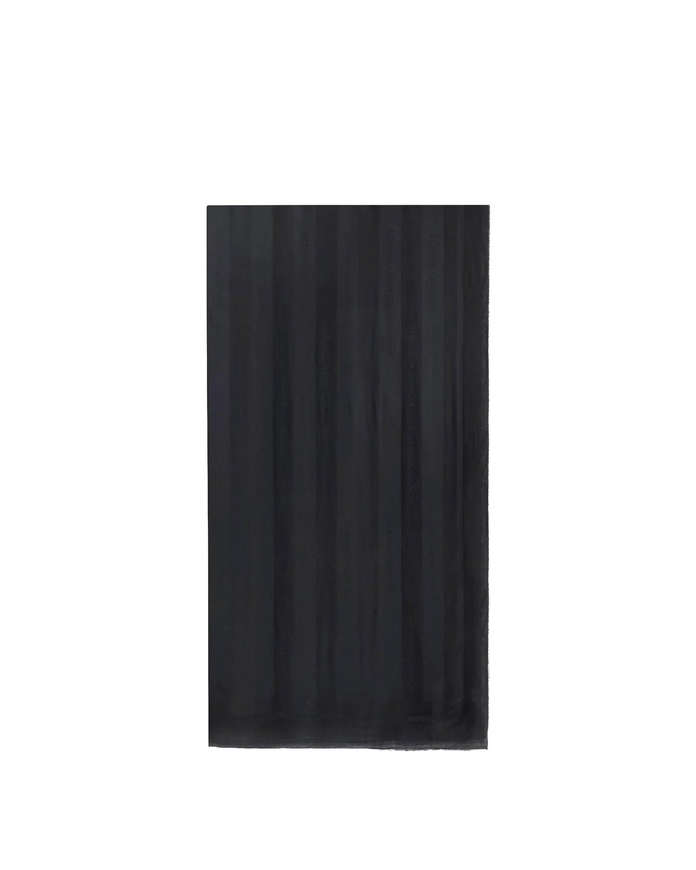 Elisabetta Franchi Jacquard Striped Scarf — Black Viscose Scarfs
