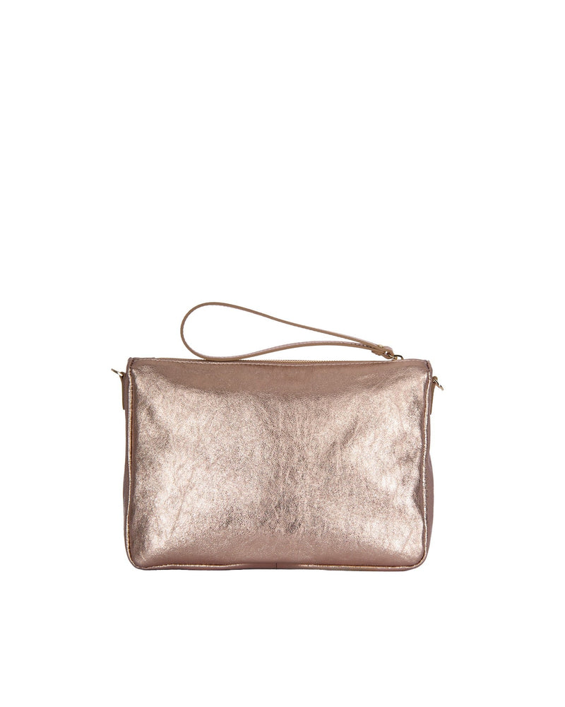 Gianni Chiarini Nora Shoulder Bag — Bronze