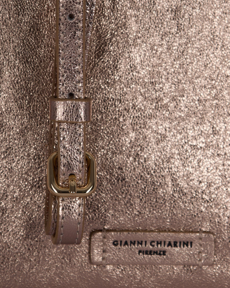 Gianni Chiarini Nora Shoulder Bag — Bronze