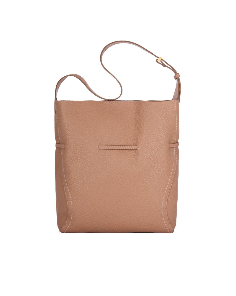 Gianni Chiarini Sienna Bucket Bag — Beige