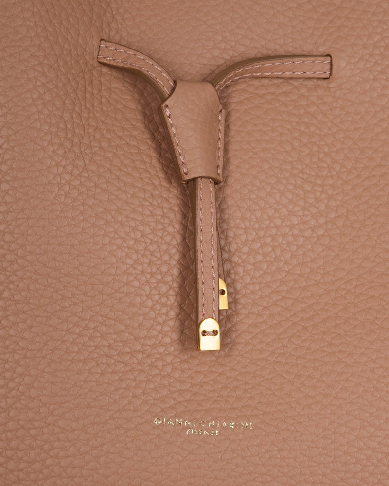Gianni Chiarini Sienna Bucket Bag — Beige