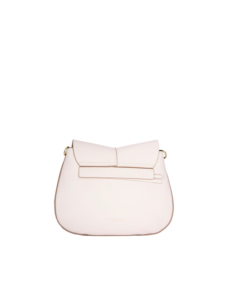 Gianni Chiarini Helena Round Shoulder Bag — White