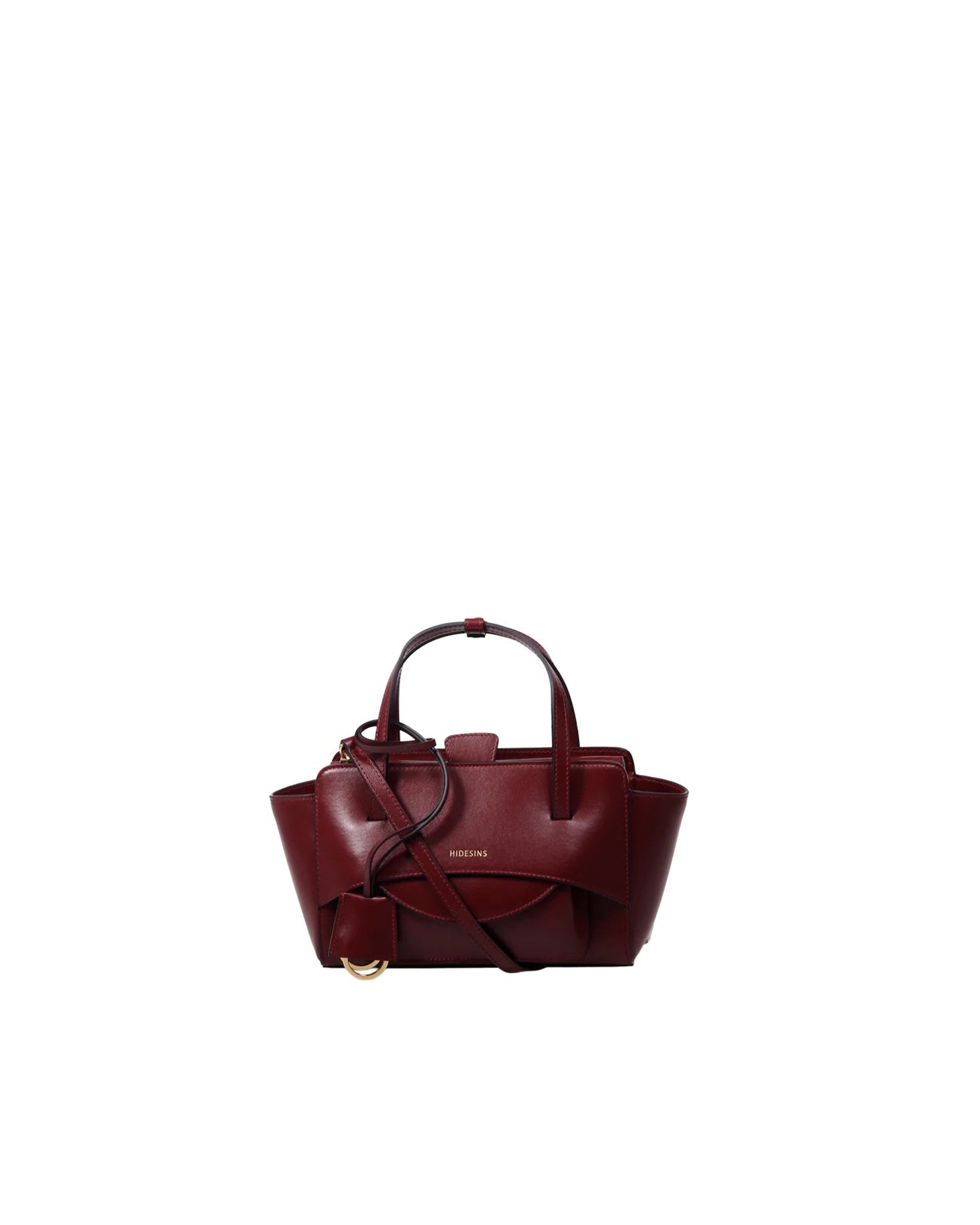 Hidesins Shoulder Bag — Red Calf Leather