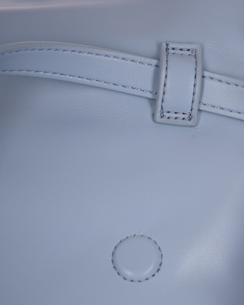Liu Jo Foldable Faux Leather Clutch — Blue Polyurethane