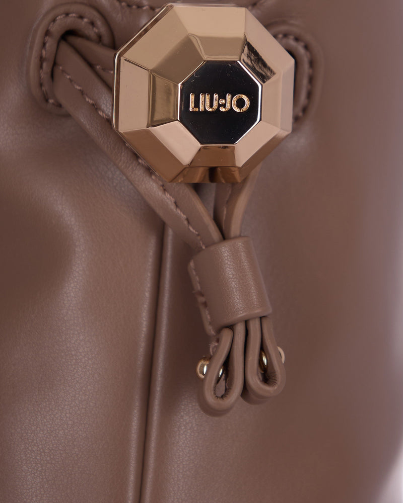 Liu Jo Riccy Shoulder Bag — Brown Polyurethane