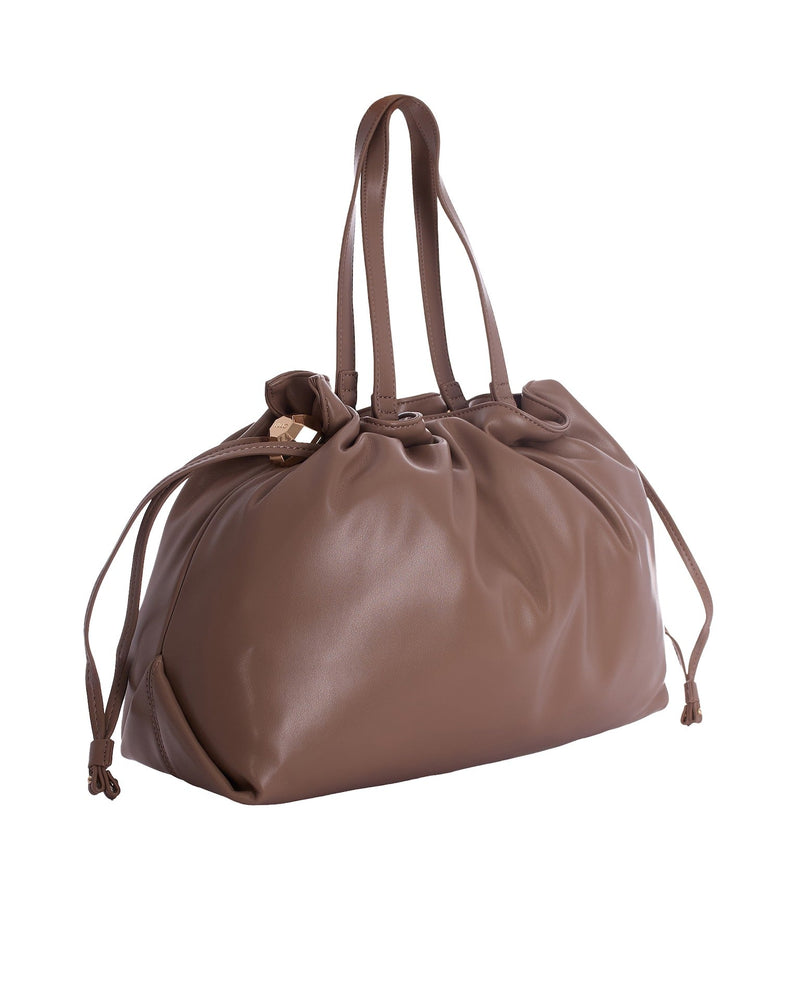 Liu Jo Riccy Shoulder Bag — Brown Polyurethane