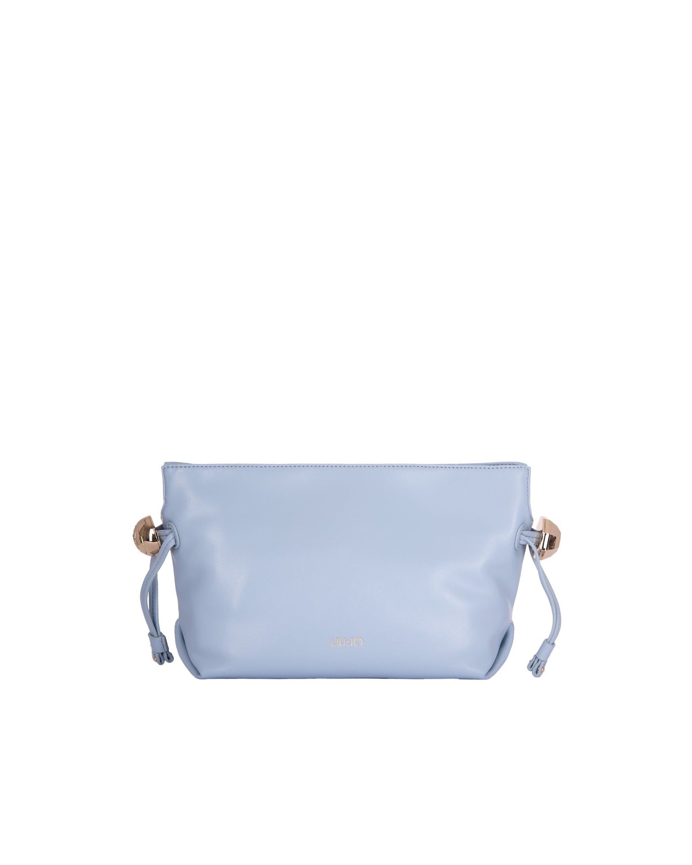Liu Jo Eco-Leather With Chain Strap Shoulder Bag — Blue Polyurethane