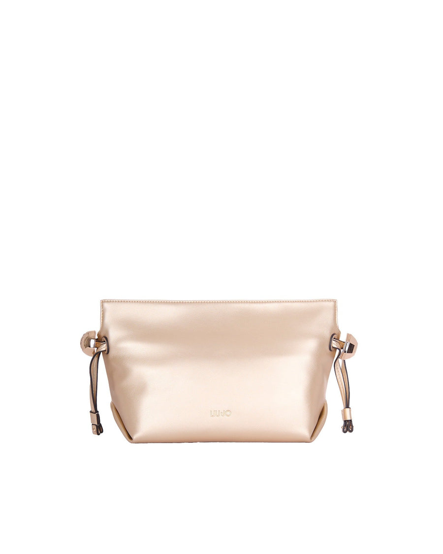 Liu Jo Braided Chain Strap Shoulder Bag — Gold Polyurethane