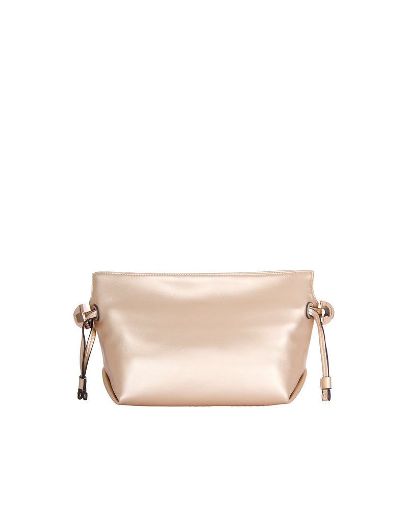 Liu Jo Braided Chain Strap Shoulder Bag — Gold Polyurethane