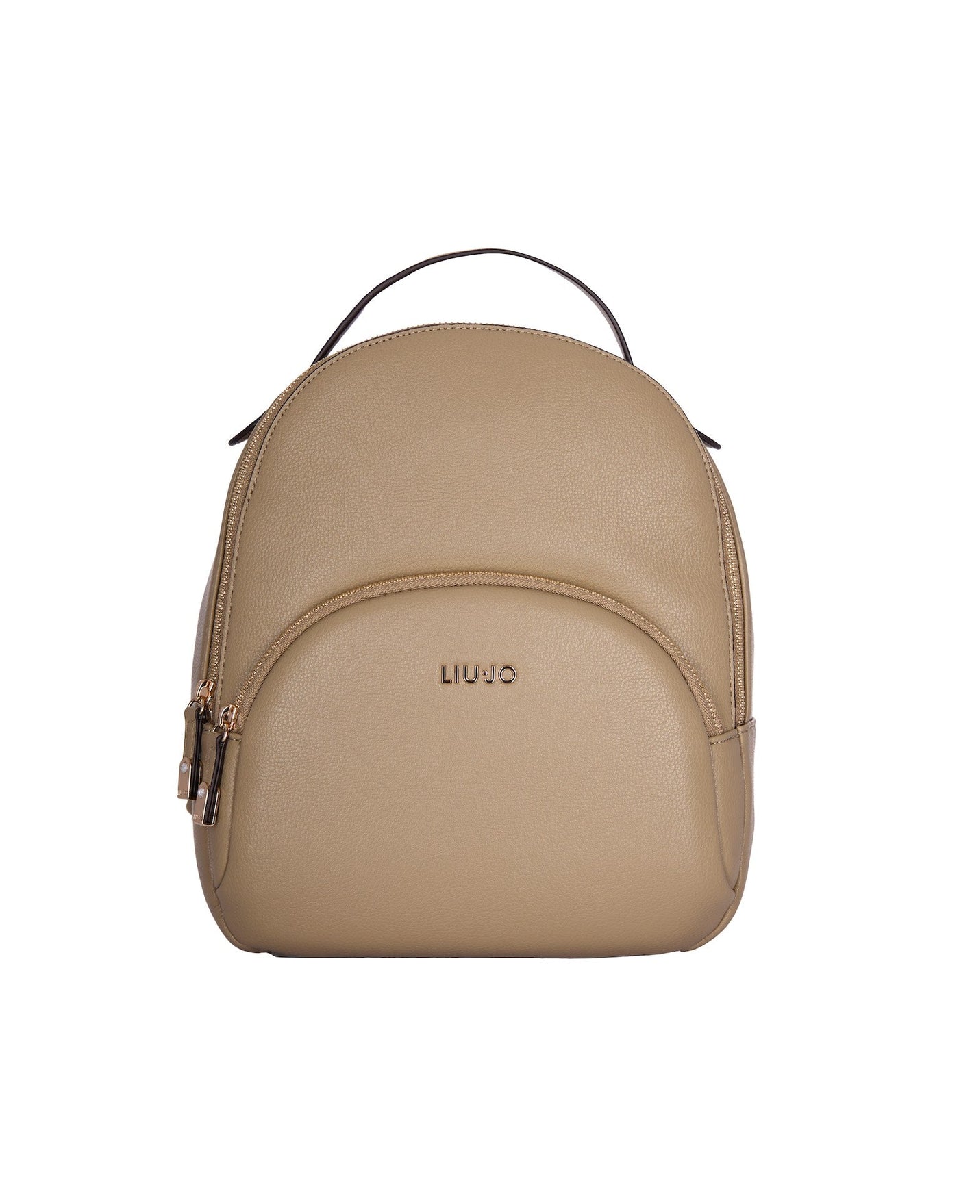 Liu Jo Eco-Leather Backpack — Beige Polyurethane