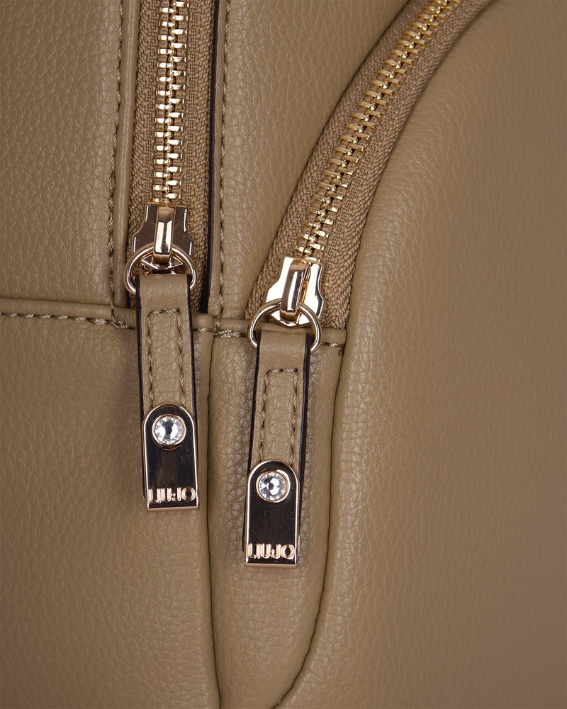 Liu Jo Eco-Leather Backpack — Beige Polyurethane