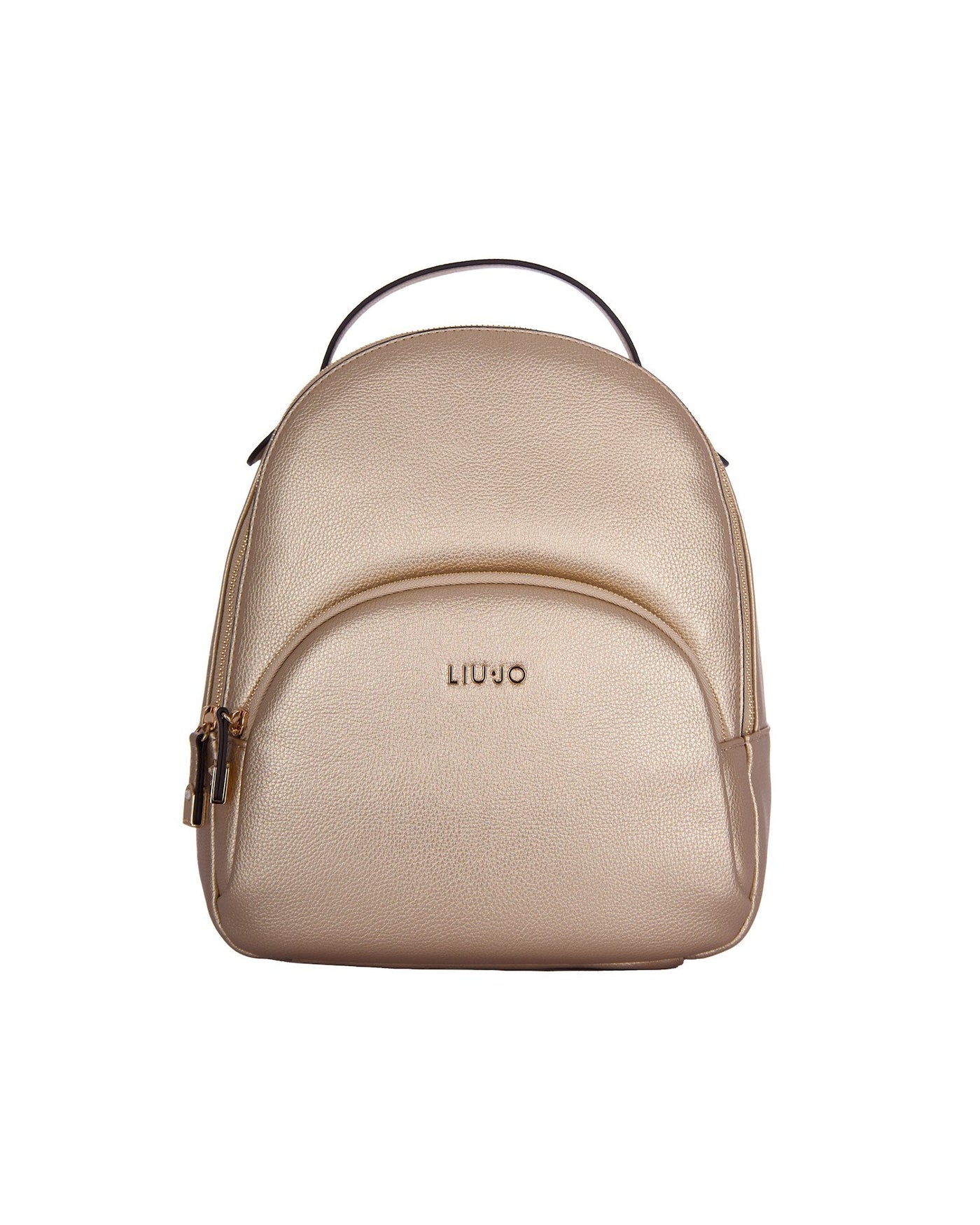 Liu Jo Eco-Leather Backpack — Gold Polyurethane
