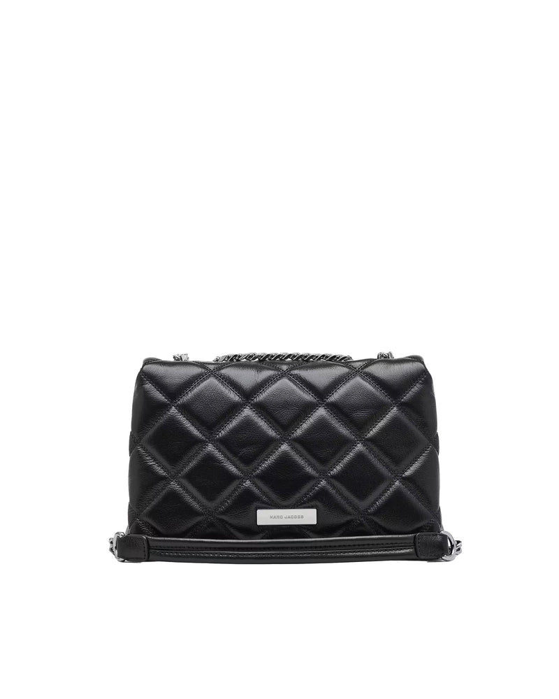 Marc Jacobs Quilted Leather Shoulder Bag — Black Smooth