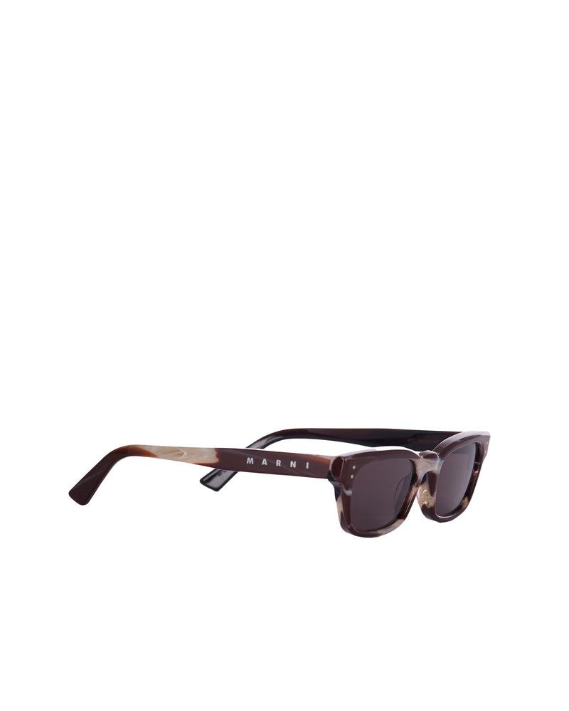 Marni A7c Sunglasses — Brown Acetate