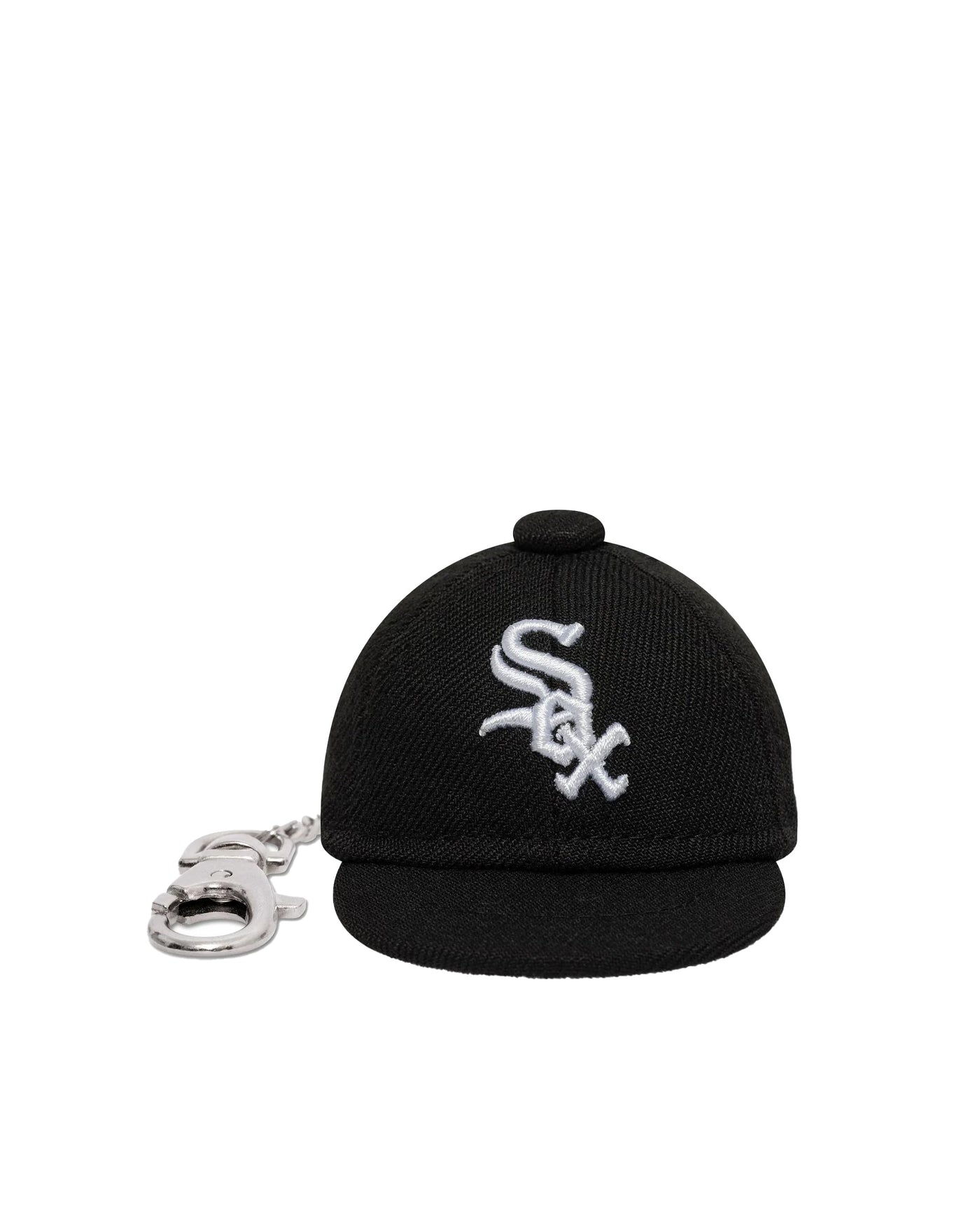 New Era Cap 60509157 Baseball Keychain — Black Polyester Caps