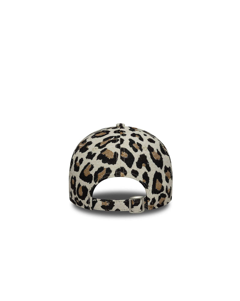 New Era Cap 60771750 Leopard Print Baseball — Beige Polyester Caps