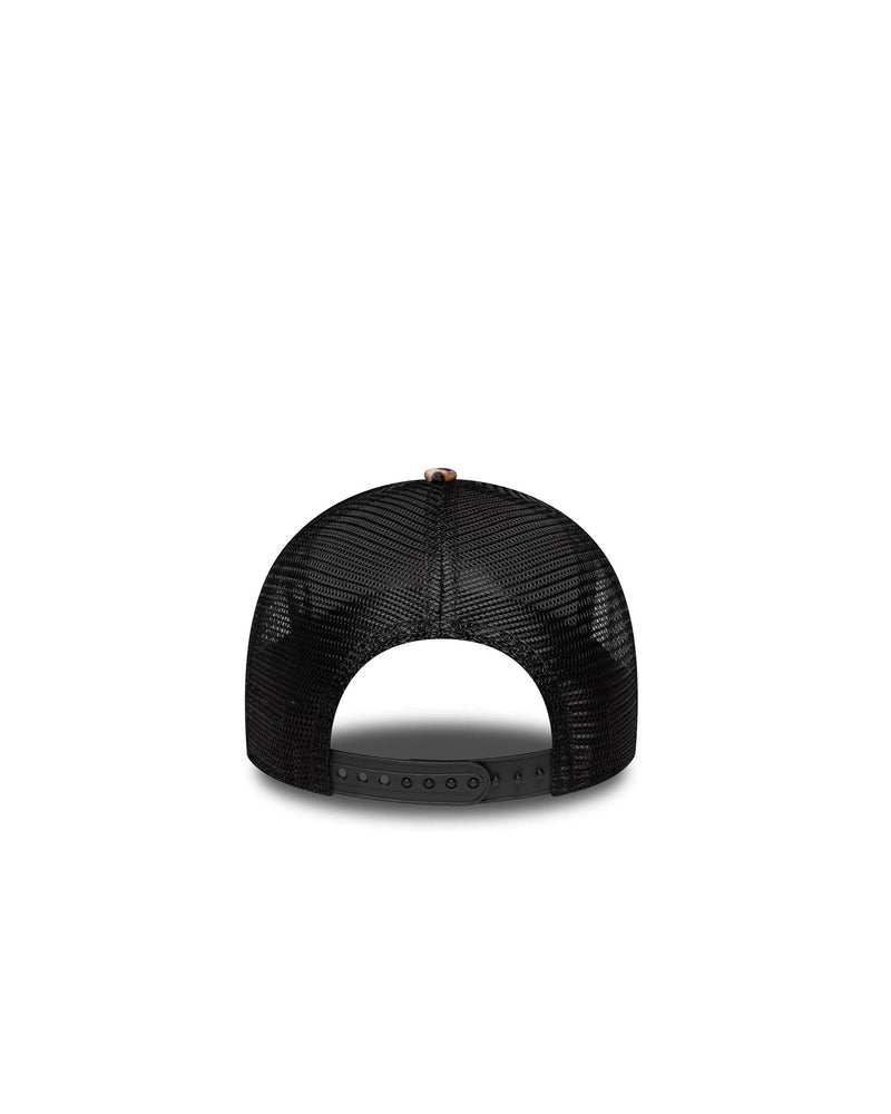 New Era Cap 60771767 Leopard-Print Trucker Baseball — Brown Crown Caps