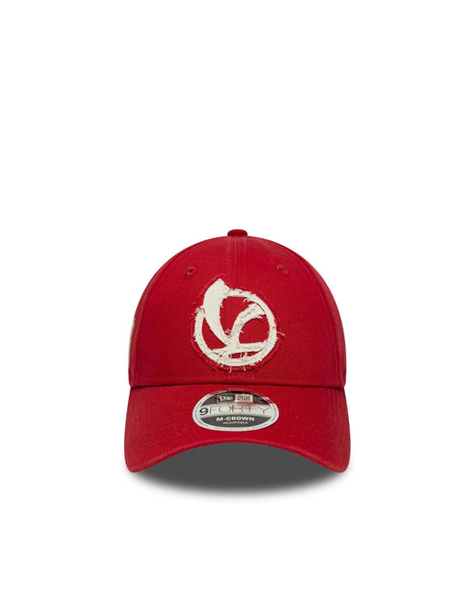 New Era Cap 60772142 Embroidered Vespa Logo Baseball — Red Crown Caps