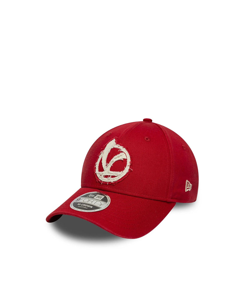 New Era Cap 60772142 Embroidered Vespa Logo Baseball — Red Crown Caps