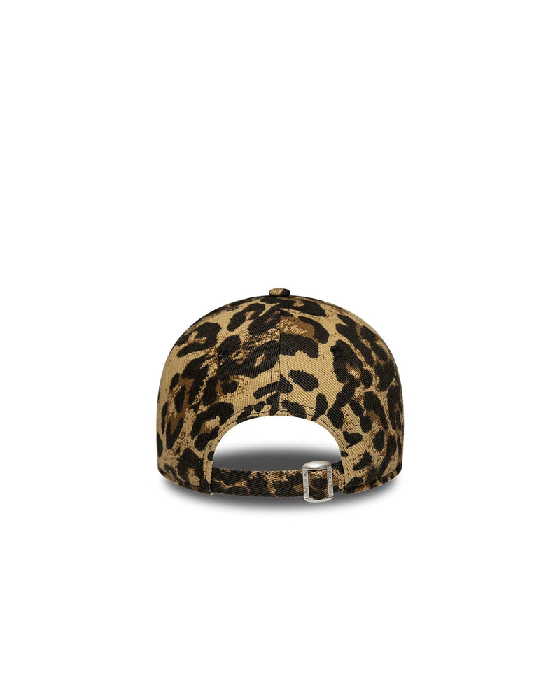 New Era Cap 60856260 Leopard-Print Cotton Baseball — Brown Caps