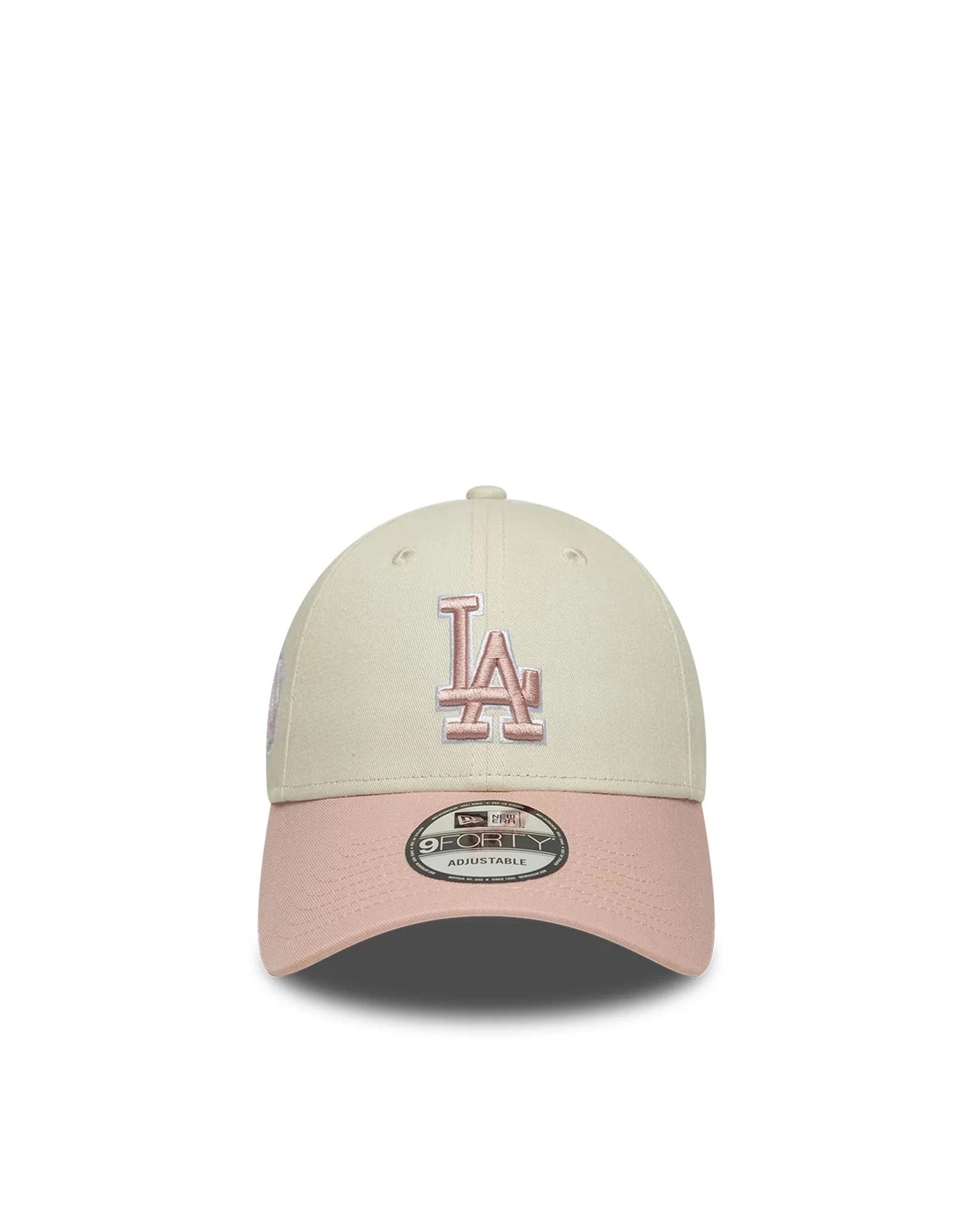 New Era Cap 60856270 La Dodgers Logo-Embroidered Baseball — Beige Cotton Caps