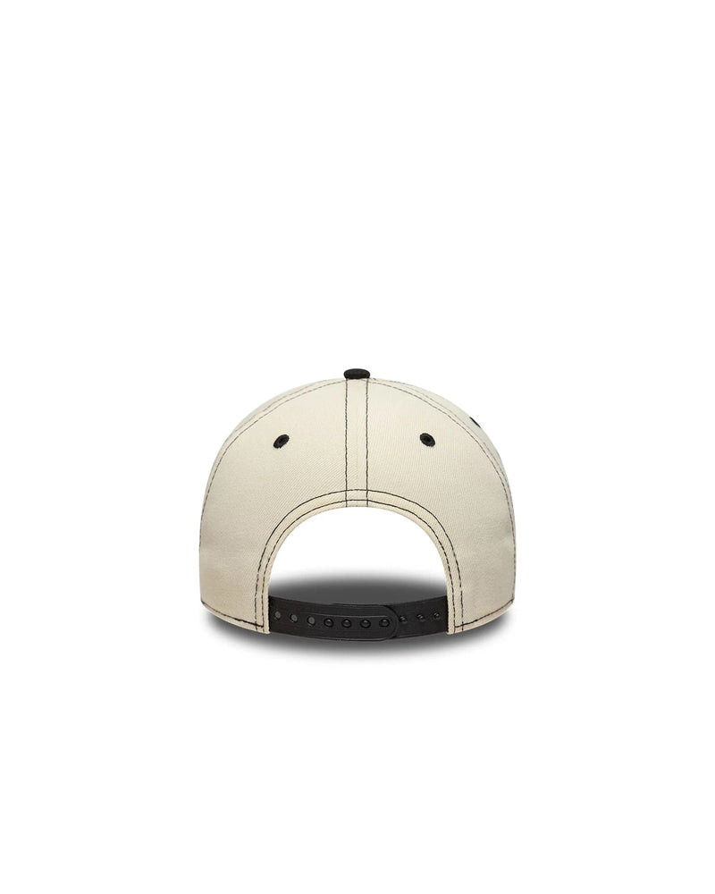 New Era Cap 60856278 La Lakers Embroidered Baseball — Cream Polyester Caps
