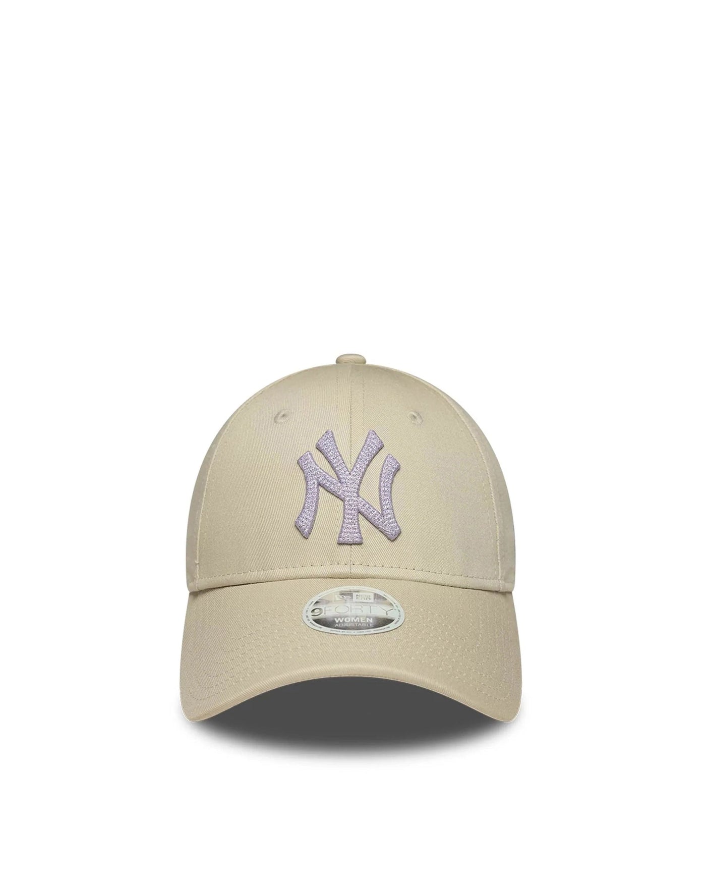 New Era Cap 60856353 Metallic Embroidered Baseball — Beige Cotton Caps