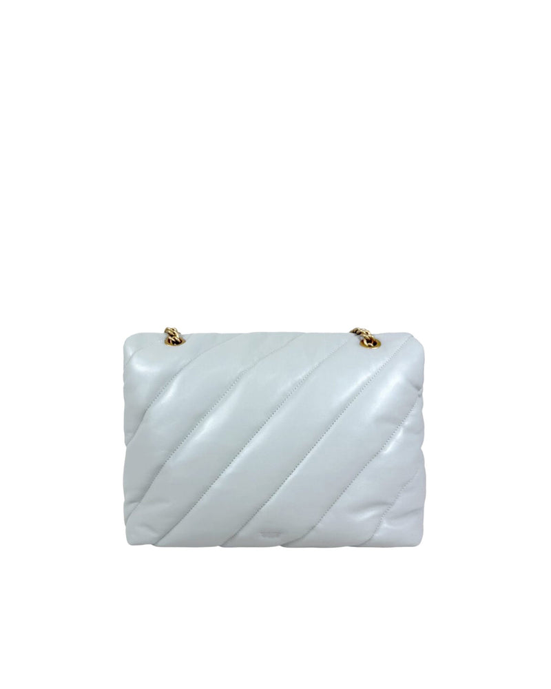 Pinko Love Puff Shoulder Bag — Gray