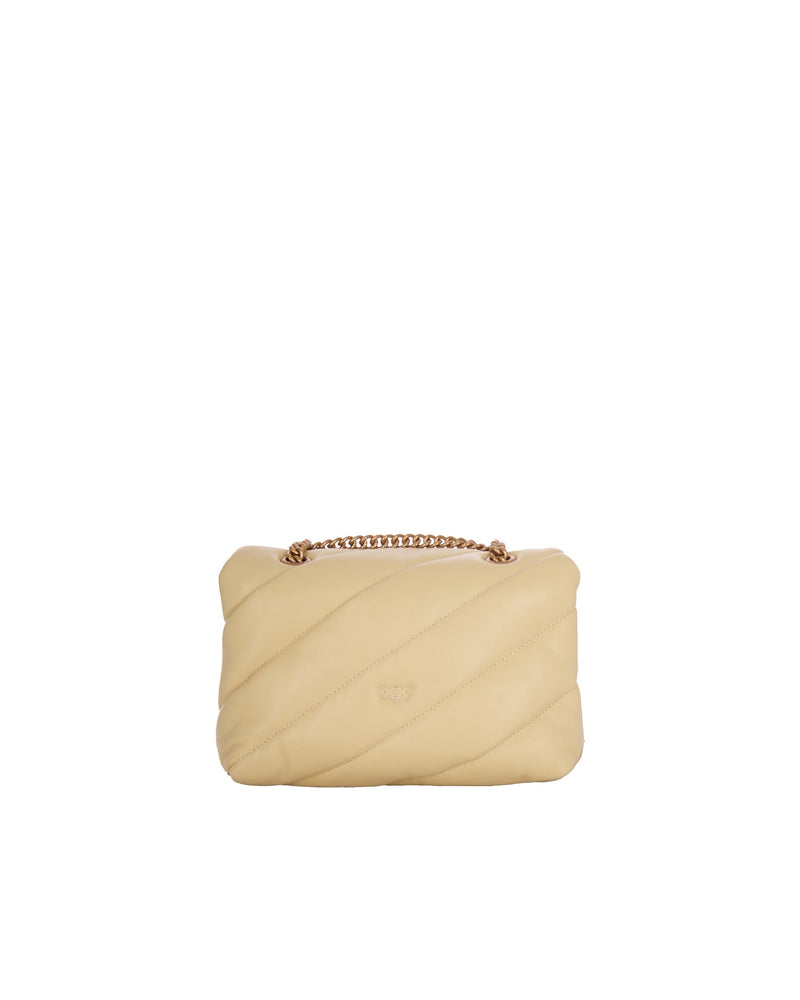 Pinko Love Puff Shoulder Bag — Beige
