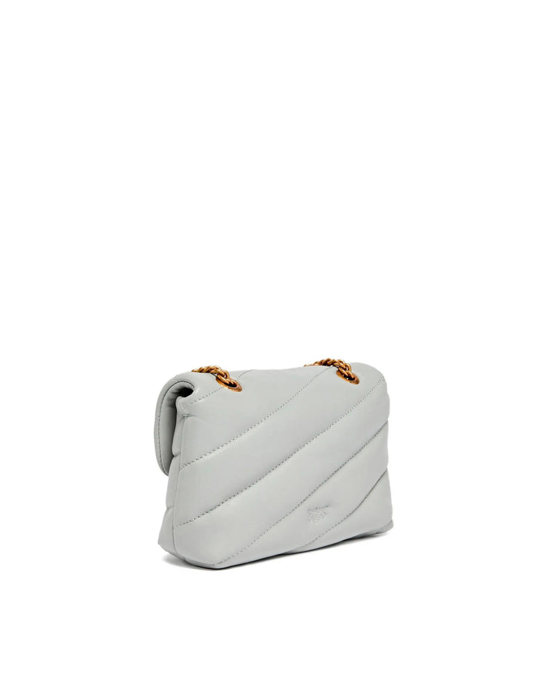 Pinko Love Puff Shoulder Bag — Gray