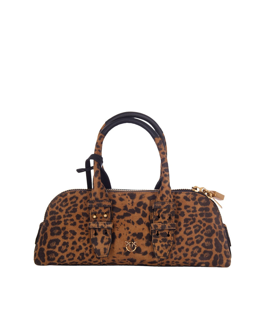 Pinko Escape Shoulder Bag — Brown