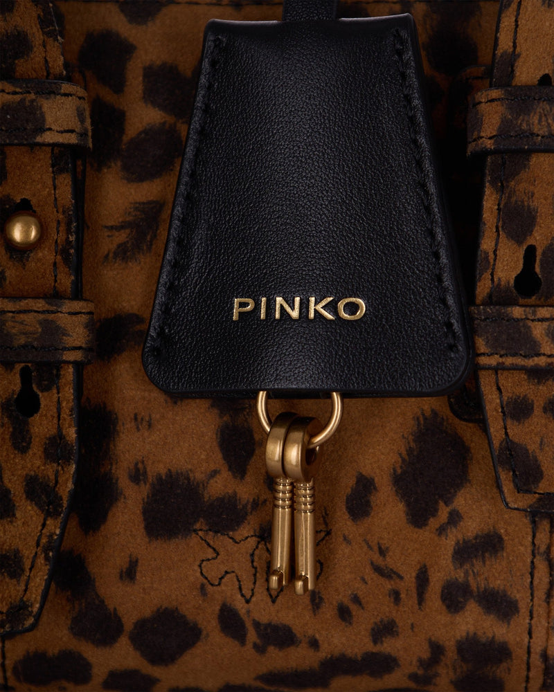Pinko Escape Shoulder Bag — Brown