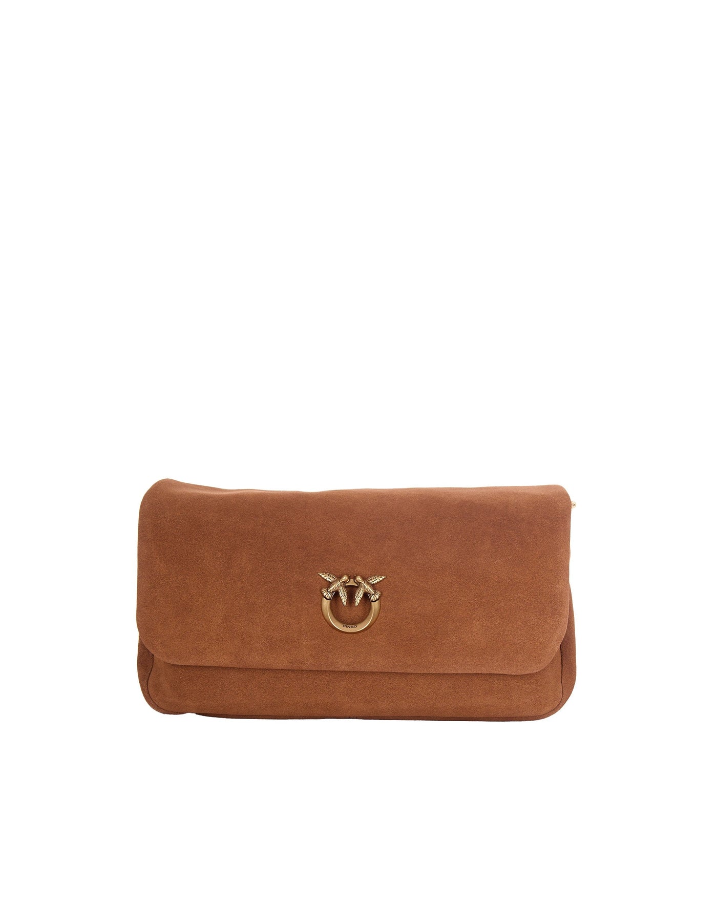 Pinko Click Shoulder Bag — Brown