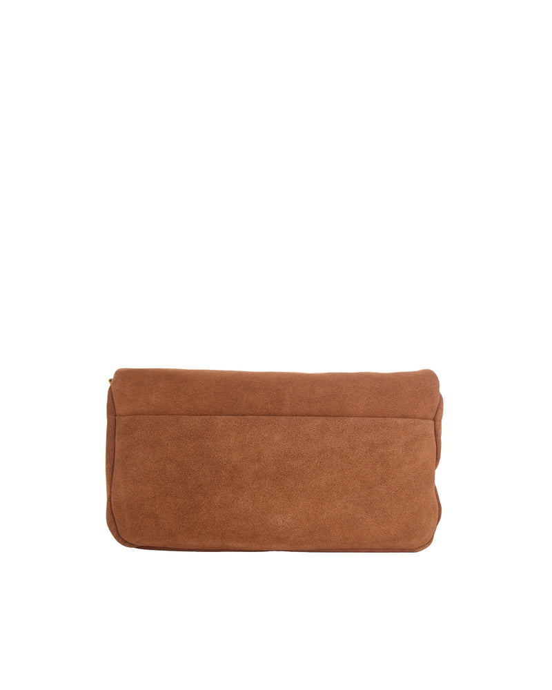 Pinko Click Shoulder Bag — Brown