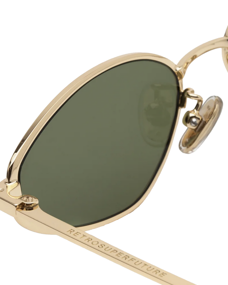 Retrosuperfuture Vgi Sunglasses — Gold Metal Frame