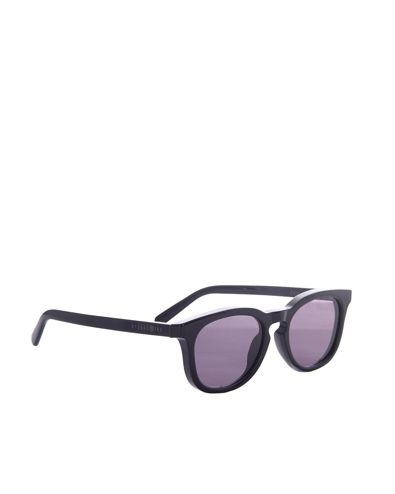 Mm6 Maison Margiela Xw0 Sunglasses — Black Acetate Nylon