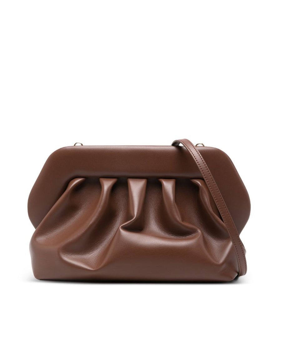 Themoirè Bios Clutch — Brown Vegan Fabric