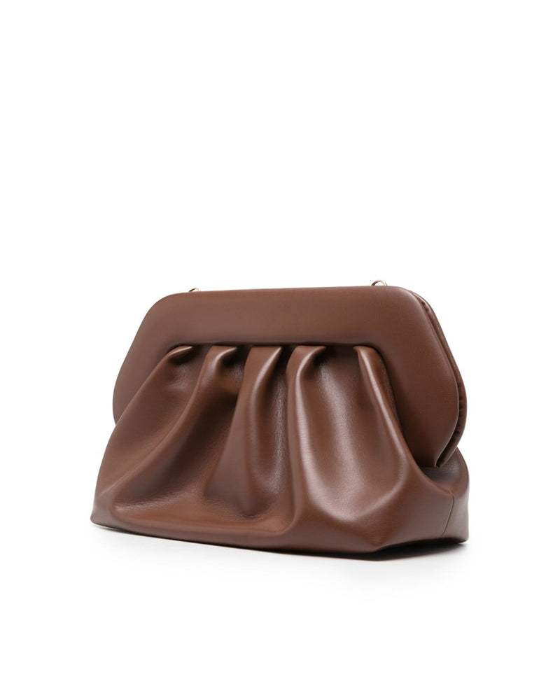 Themoirè Bios Clutch — Brown Vegan Fabric