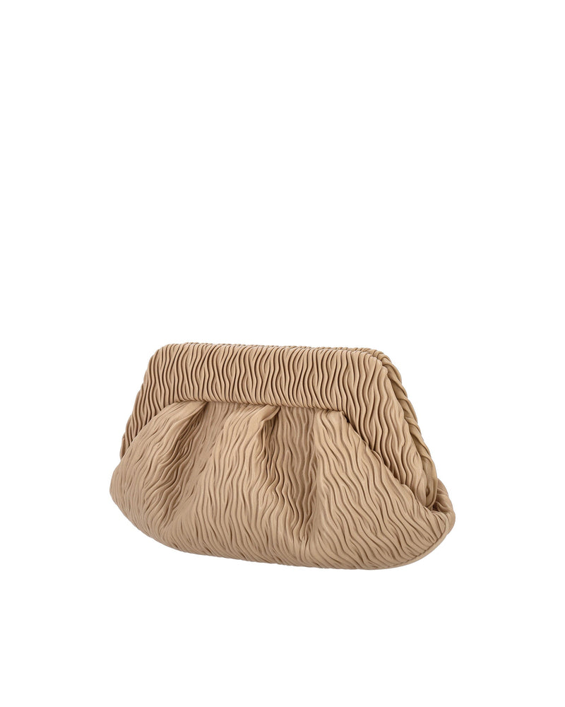 Themoirè Bios Baguette Clutch — Beige Cotton