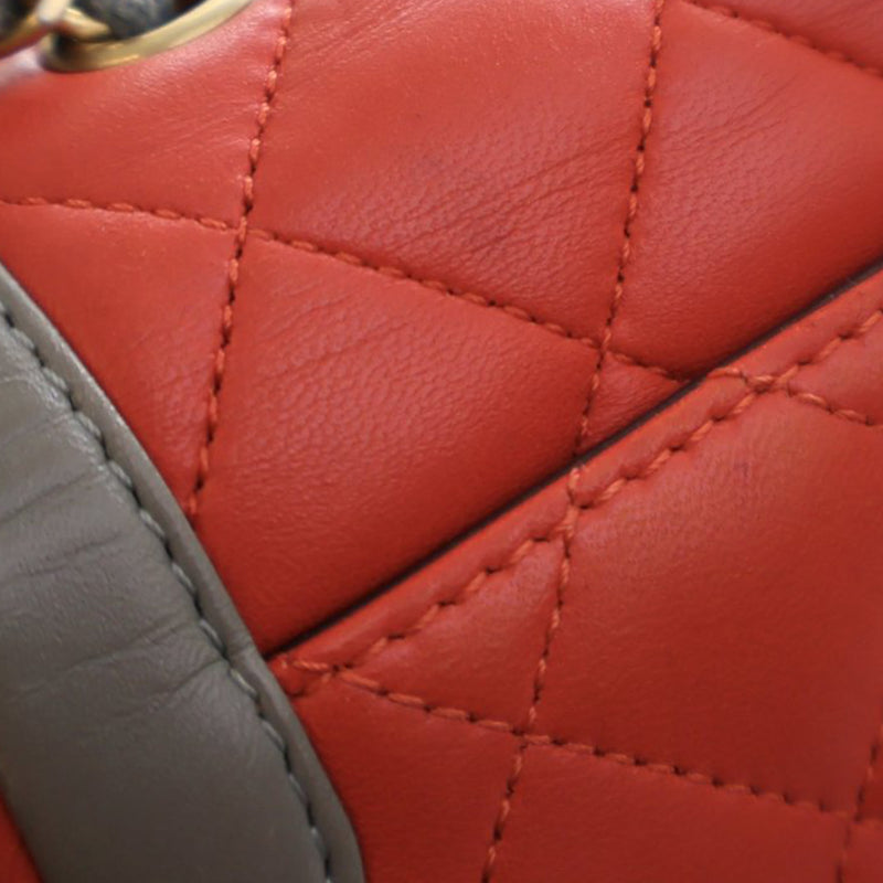 Mini Quilted Lambskin Two Tone Day Flap - Image 10