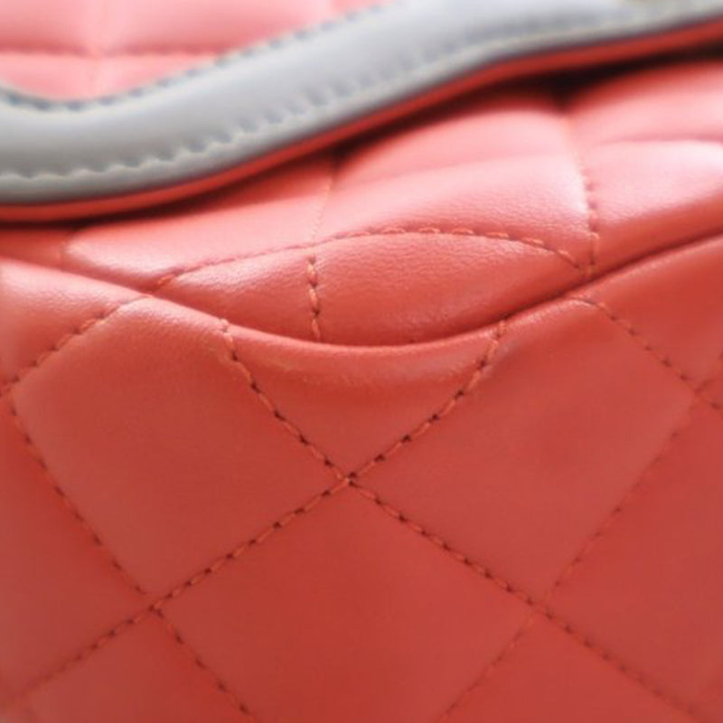 Mini Quilted Lambskin Two Tone Day Flap - Image 13