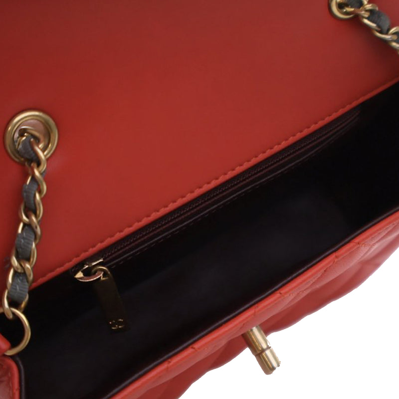 Mini Quilted Lambskin Two Tone Day Flap - Image 8