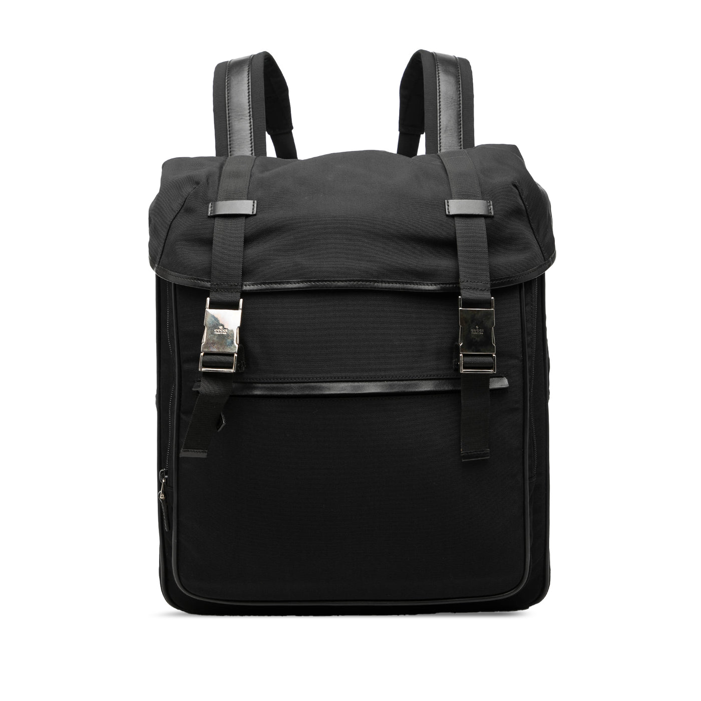 Nylon Double Buckle Backpack - Image 1