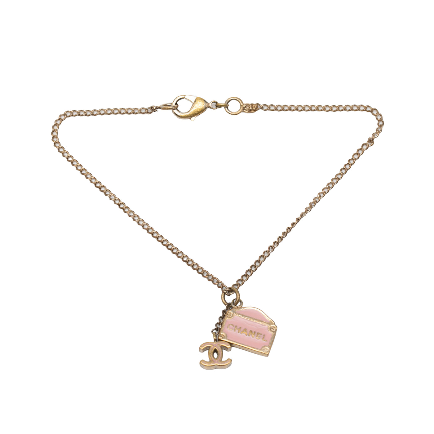 CC Gold Plated and Enamel 31 Rue Cambon Charm Bracelet - Image 1