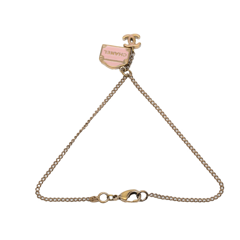 CC Gold Plated and Enamel 31 Rue Cambon Charm Bracelet - Image 3