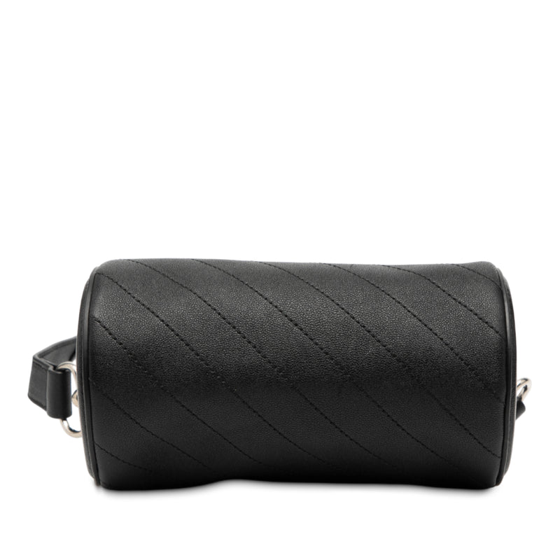 Mini Leather Blondie Barrel Shoulder Bag - Image 3