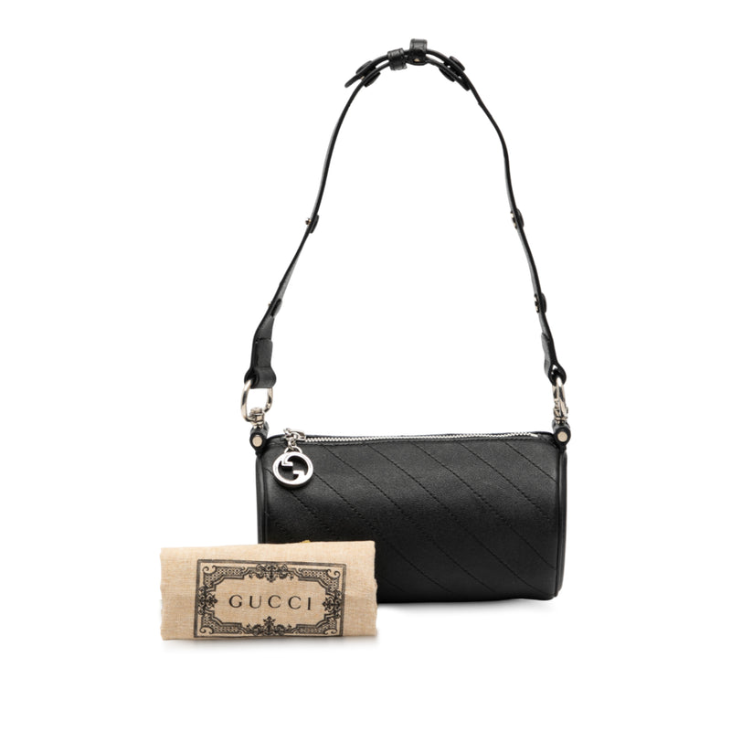 Mini Leather Blondie Barrel Shoulder Bag - Image 8