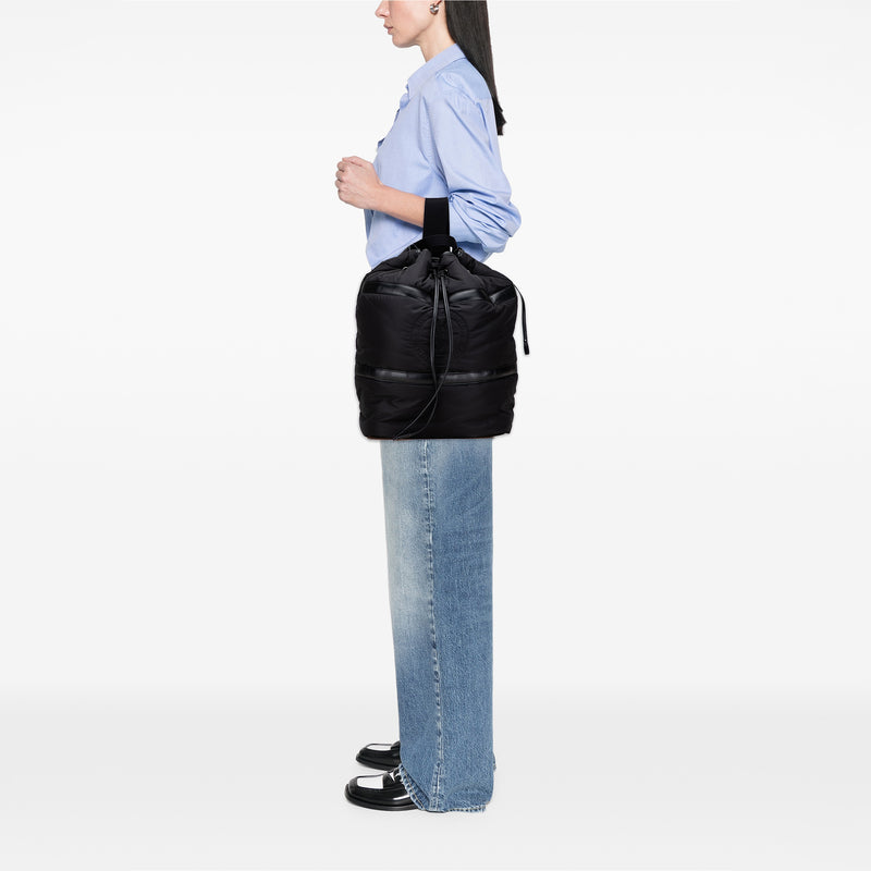 Nylon Rive Gauche Drawstring Backpack - Image 10